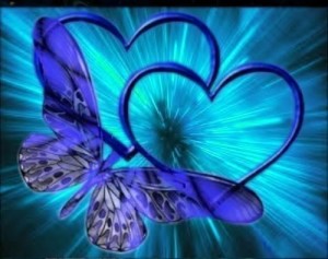 Blue hearts butterfly 8-1